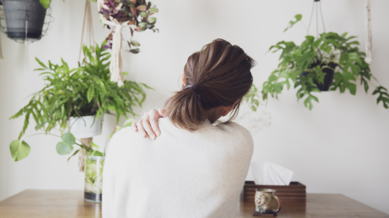 巻き肩,寝るとき